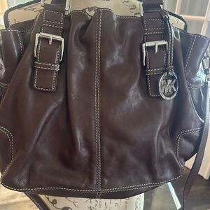 Michael Kors Brown Leather Women bag